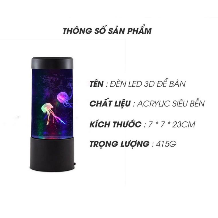 ĐÈN LED 3D ĐỂ BÀN OCEAN - Cao Cấp