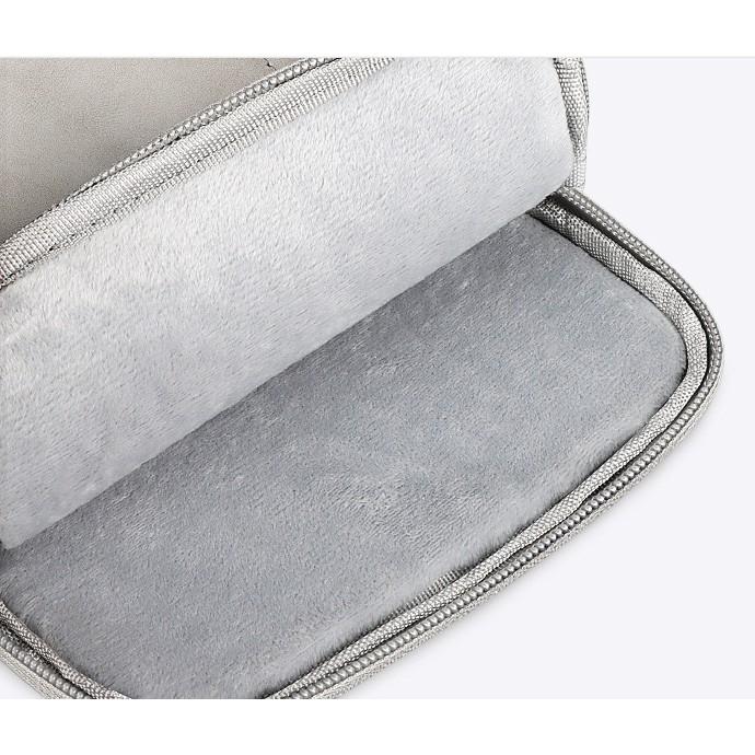 Túi đựng iPad da lộn, chống sốc,chống nước, có ngăn phụ, lót lông siêu bền