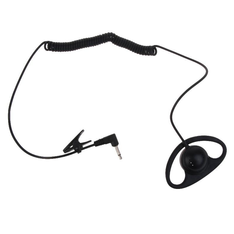 Tai Nghe Chữ D Bằng ABS & Kim Loại Giắc Cắm 3.5mm Chuyên Dụng Cho Bộ Đàm Walkie-Talkie Durab