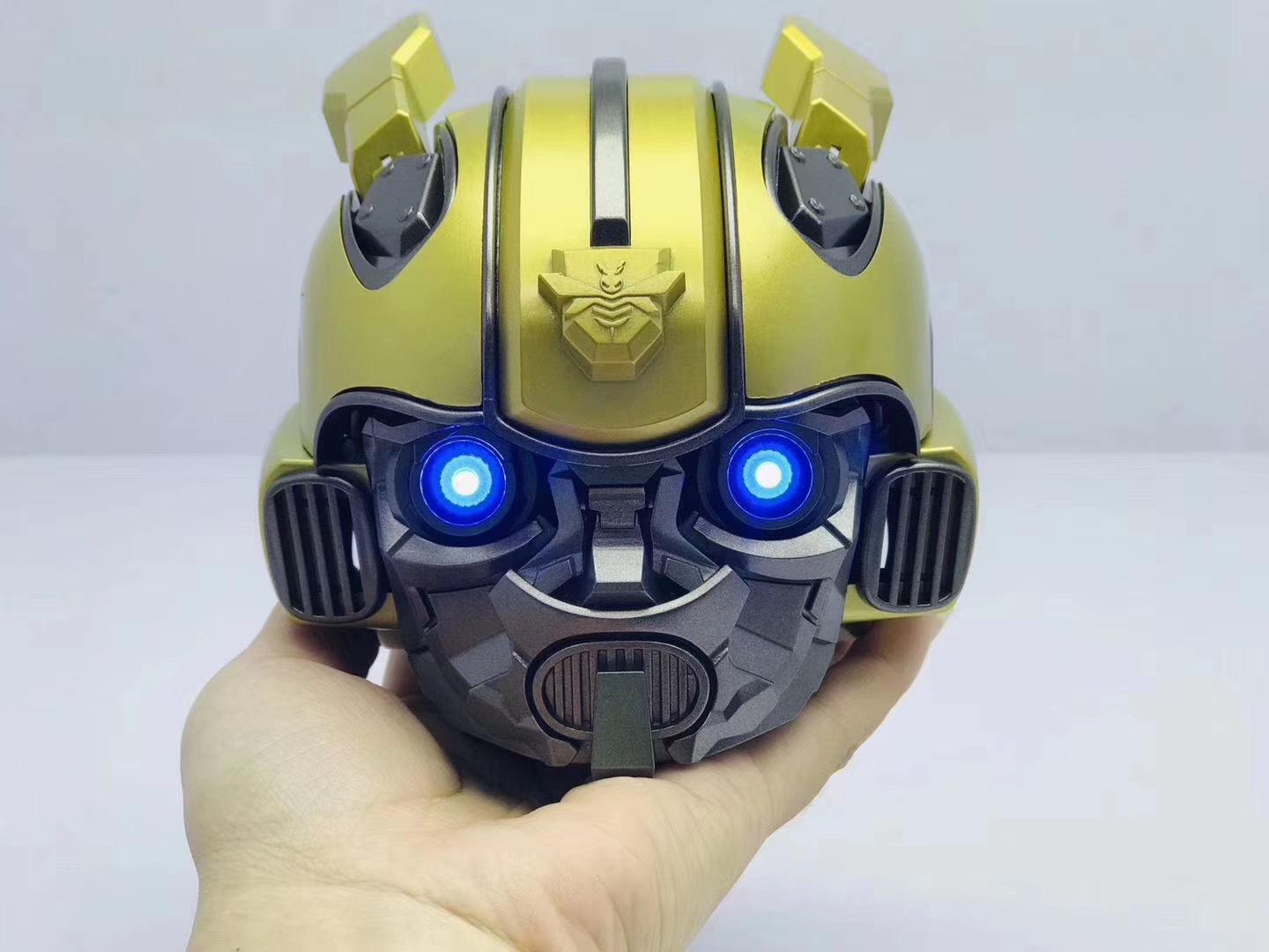 Loa Bluetooth không dây Bumblebee di động, loa loa siêu loa siêu trầm có khối lượng lớn, hỗ trợ phát lại TF Color: iron Man