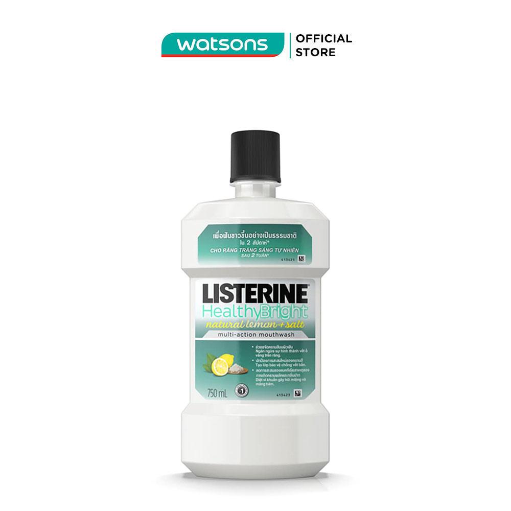 Nước Súc Miệng Làm Trắng Răng Listerine 750ml