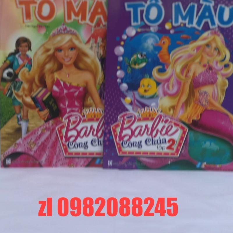 tập /vở tô màu BARBIE công chúa