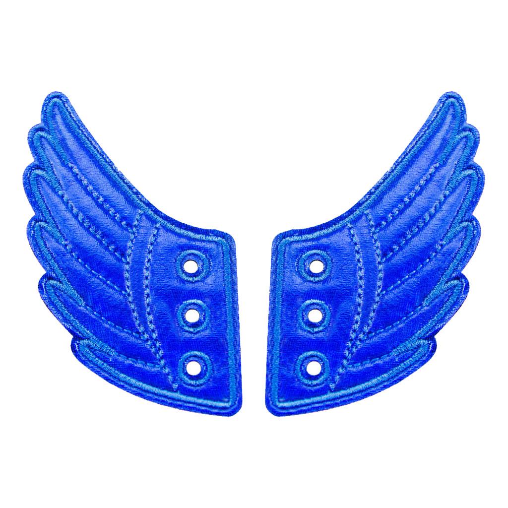 2xKids Foils Shoes Sneaker Angel Wings Shoes Accessories Blue