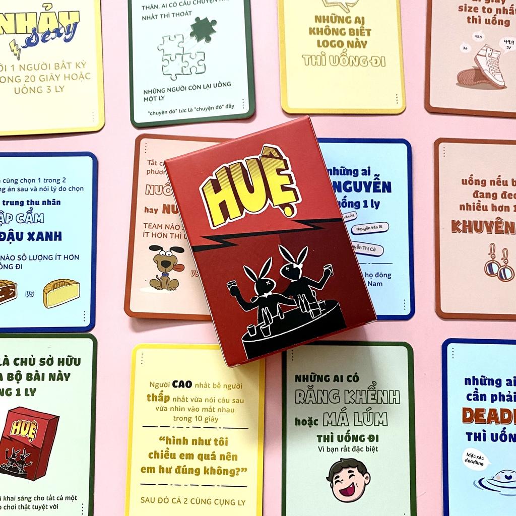 Bộ bài uống rượu drinking game huệ cho nhóm bạn thú vị trên bàn nhậu 68 lá đỏ