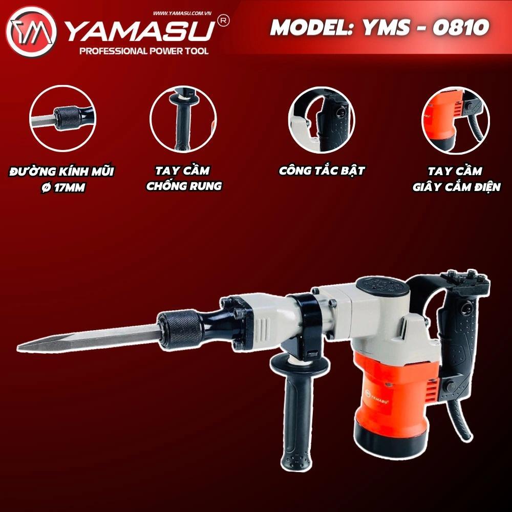 MÁY  ĐỤC BÊ TÔNG  1650W 17MM YMS-0810 YAMASU - HÀNG CHÍNH HÃNG