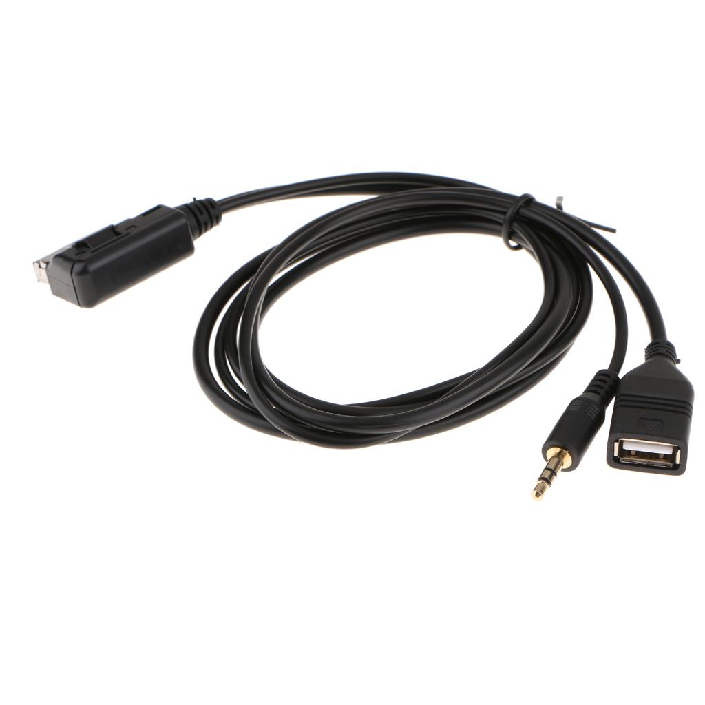 Car AMI Music Interface AUX USB Adapter Cable for Mercedes Benz C63 E200l