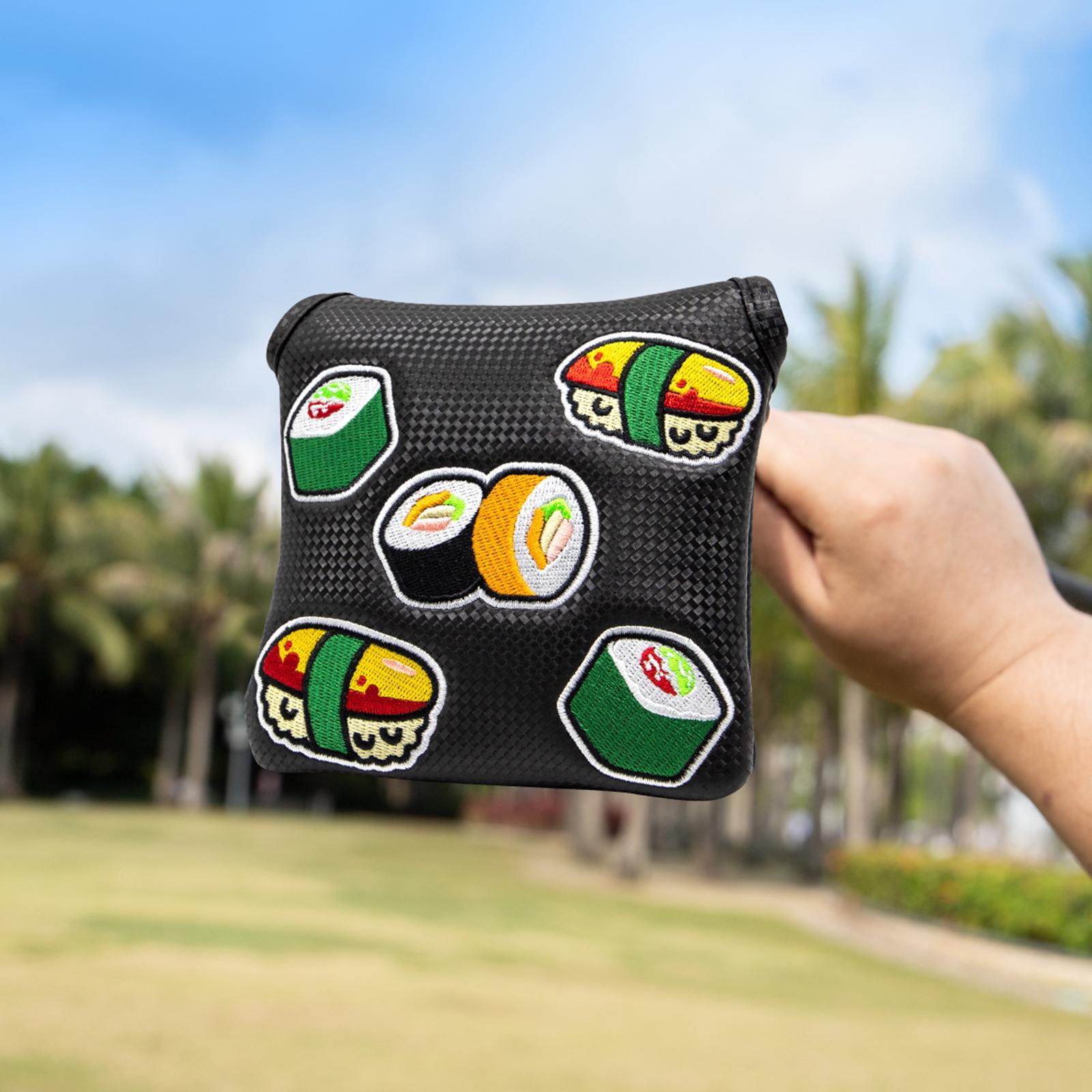 2 Golf Mallet Putter Cover Golf Mallet Putter Headcover Non-slip