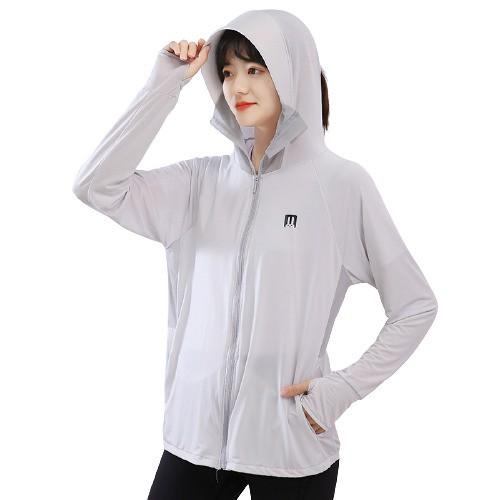 Áo chống nắng của phụ nữ mùa hè nhiều màu thoáng khí che mặt chất lụa mỏng,thoáng mát