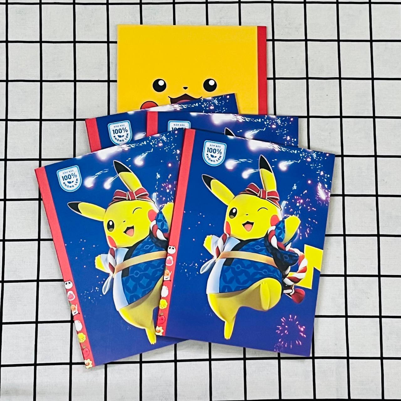 Tập Học Sinh  Vanlangbooks 96 Trang Định Lượng 100 (4 Ôly) - Pokemon - Vanlangbooks