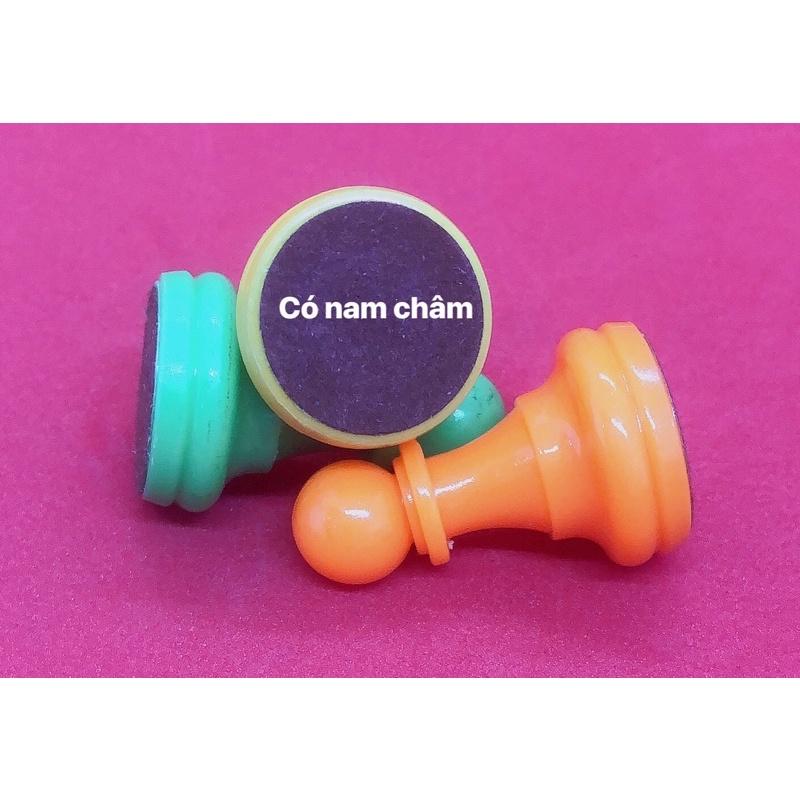 Phụ kiện cờ nhảy lớn có nam châm - 30 con cờ 3,2cm