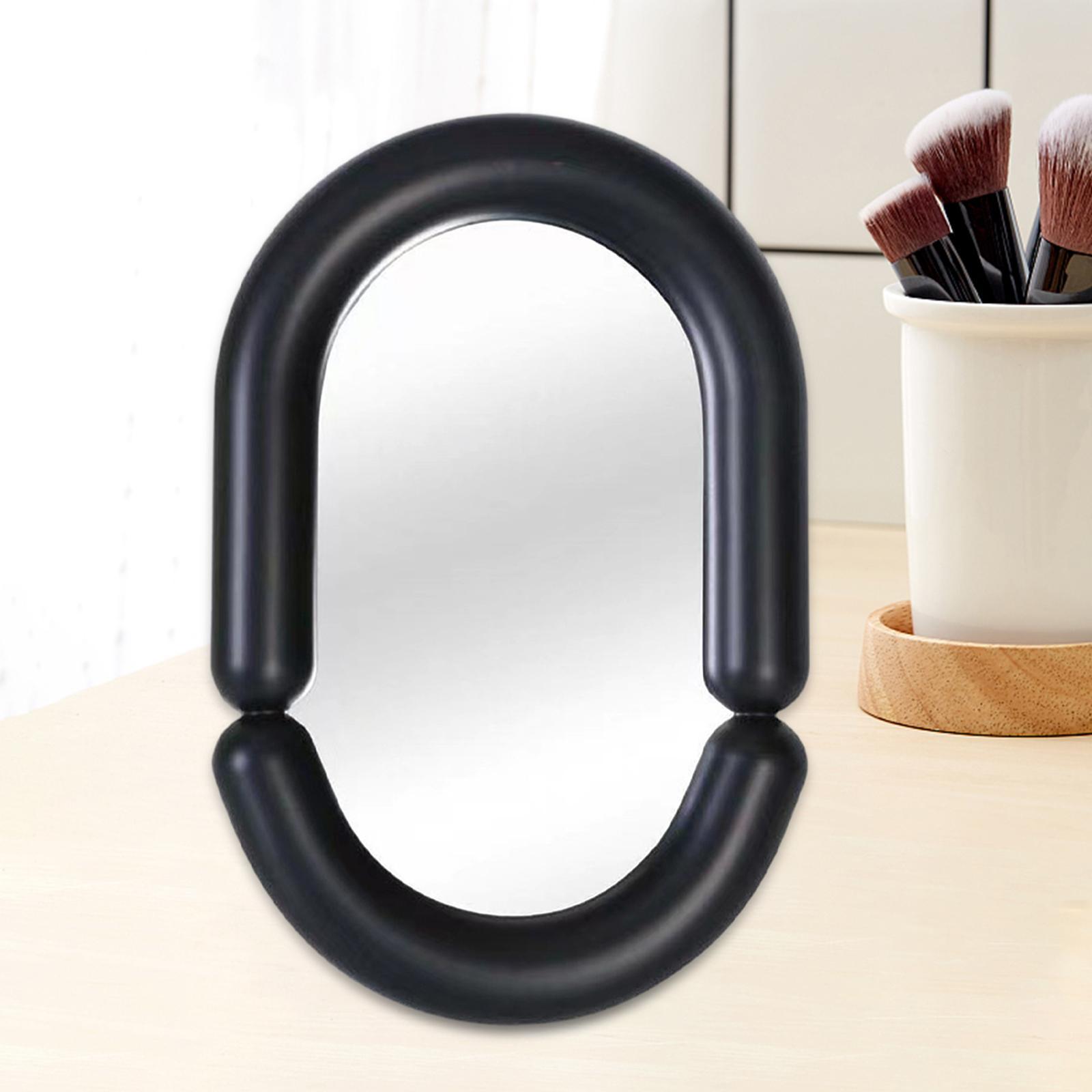 Irregular Makeup Mirror Stylish Decorative Desk Mirror for Table Desk Vanity