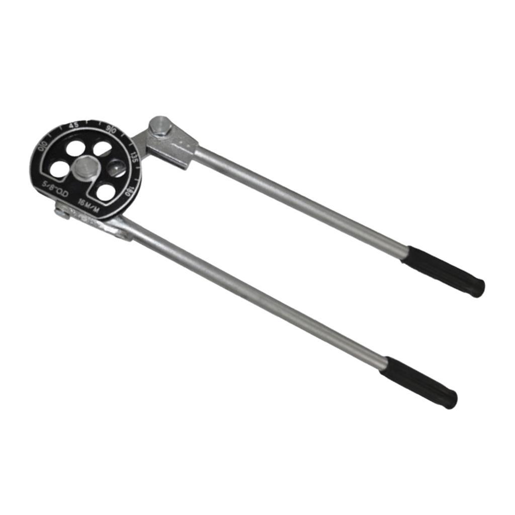 5/8 '' 3-in-1 Tube Bender, Heavy Duty Aluminum Alloy Pipe Bending Tool, 180 Degrees