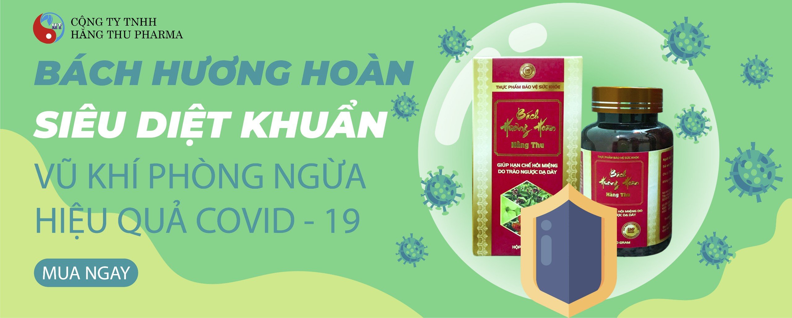 Viên Uống Bách Hương Hoàn HT hỗ trợ giảm hôi miệng