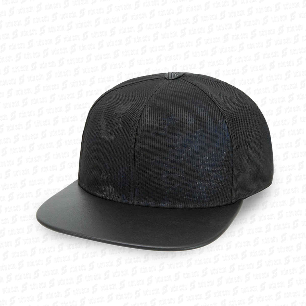 Mũ snapback hiphop NÓN SƠN hoa văn ngẫu nhiên MC210AK-ĐN5HV