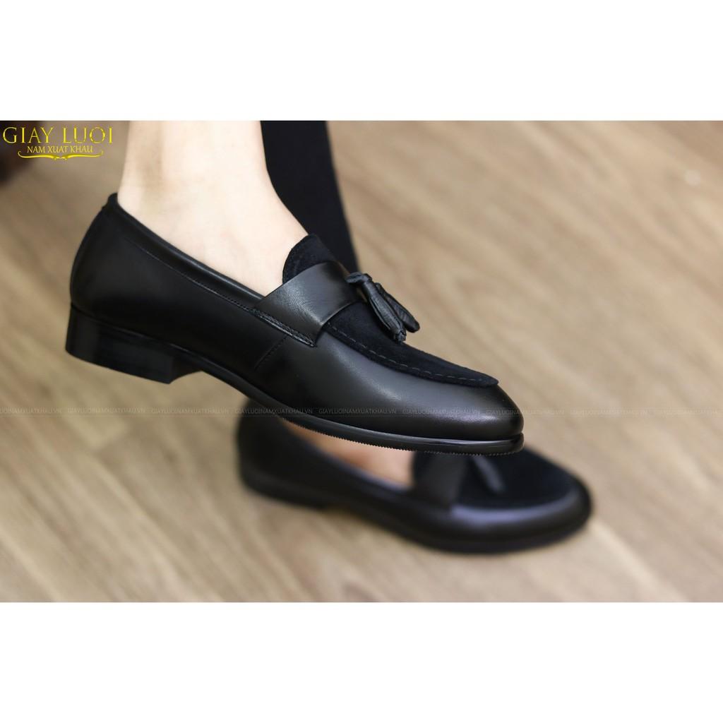 GIÀY DA NAM CAO CẤP - DA MỀM 100%-đế cao su đúc - MÃ G014 - HÀNG VIỆT NAM