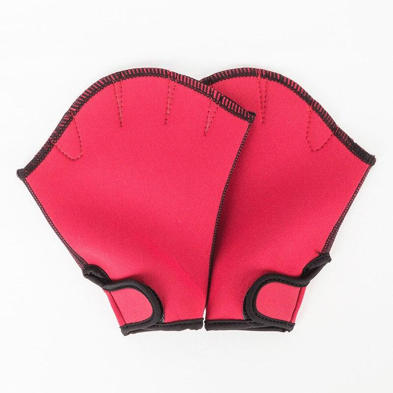 1Pair Aquatic Gloves Swimming Flipper Fin Swim Training Tools For Men Women Diving Surfing Pool Diving Gloves Size S M L