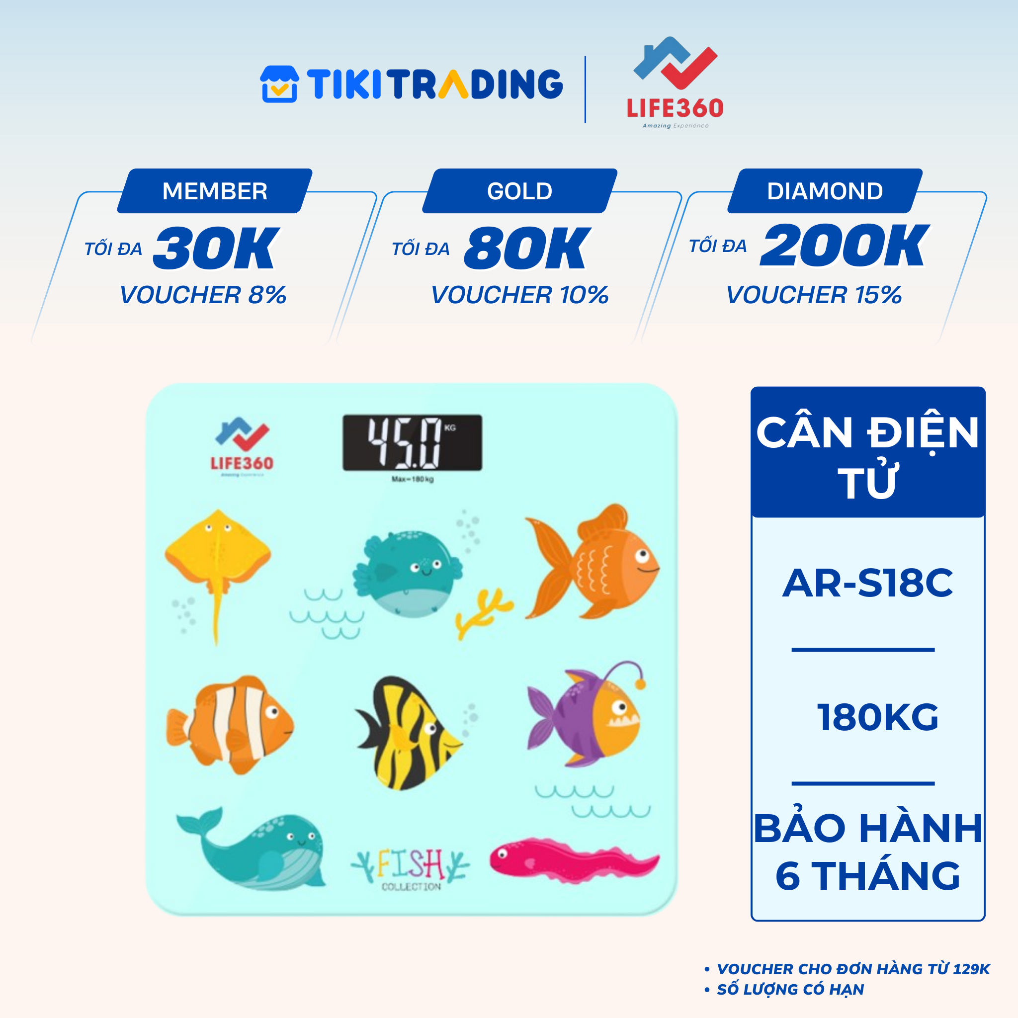 Cân sức khỏe Life360 AR-S18C