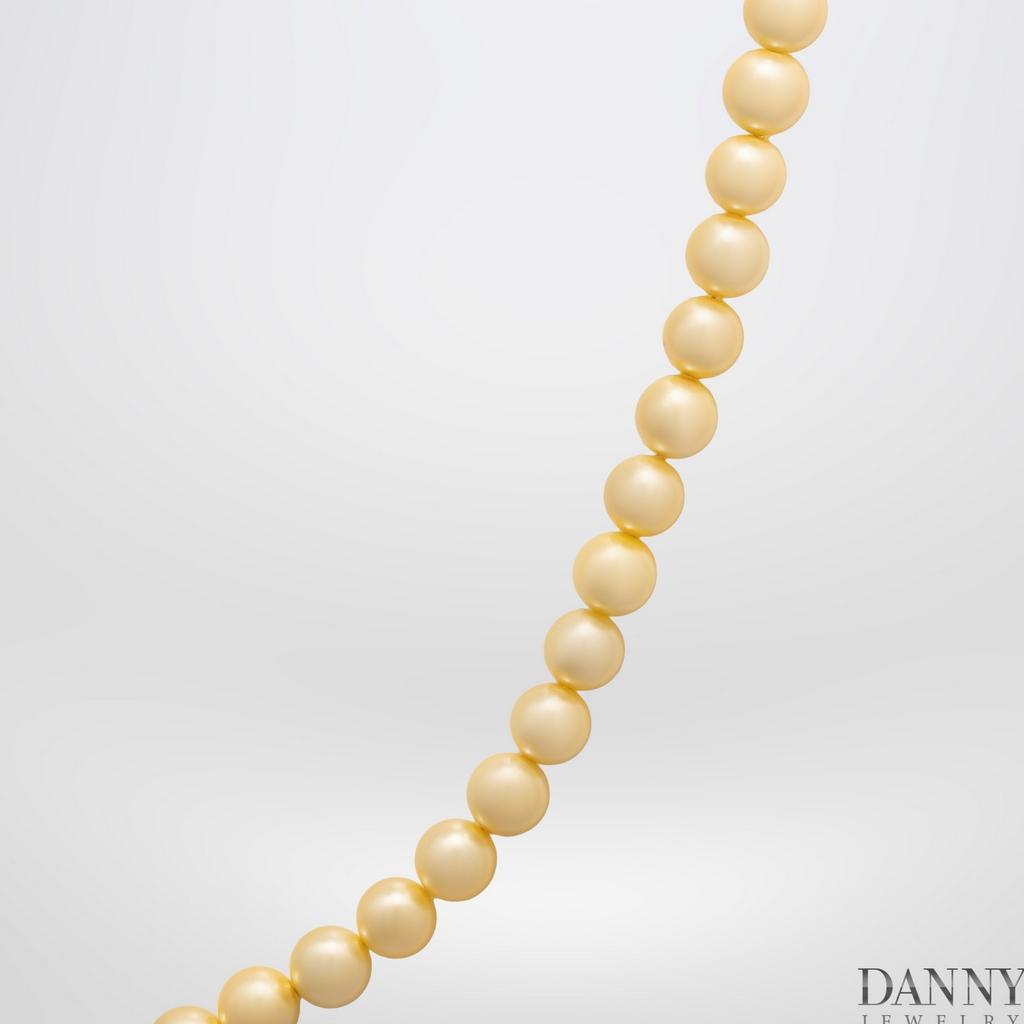 Dây Chuyền Danny Jewelry Bạc 925 Xi Rhodium & Ngọc Ốc Dạng Chuỗi D6235100003