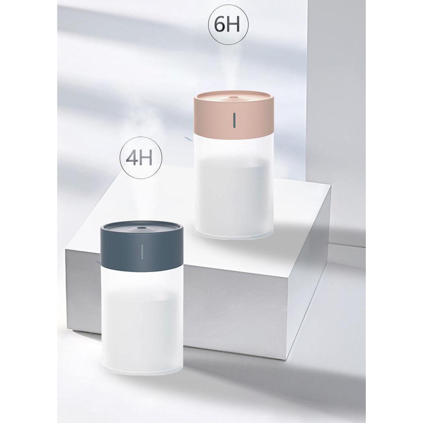260ml Air Humidifier Desktop Portable Adjustable for Car Home Yoga Bedroom White
