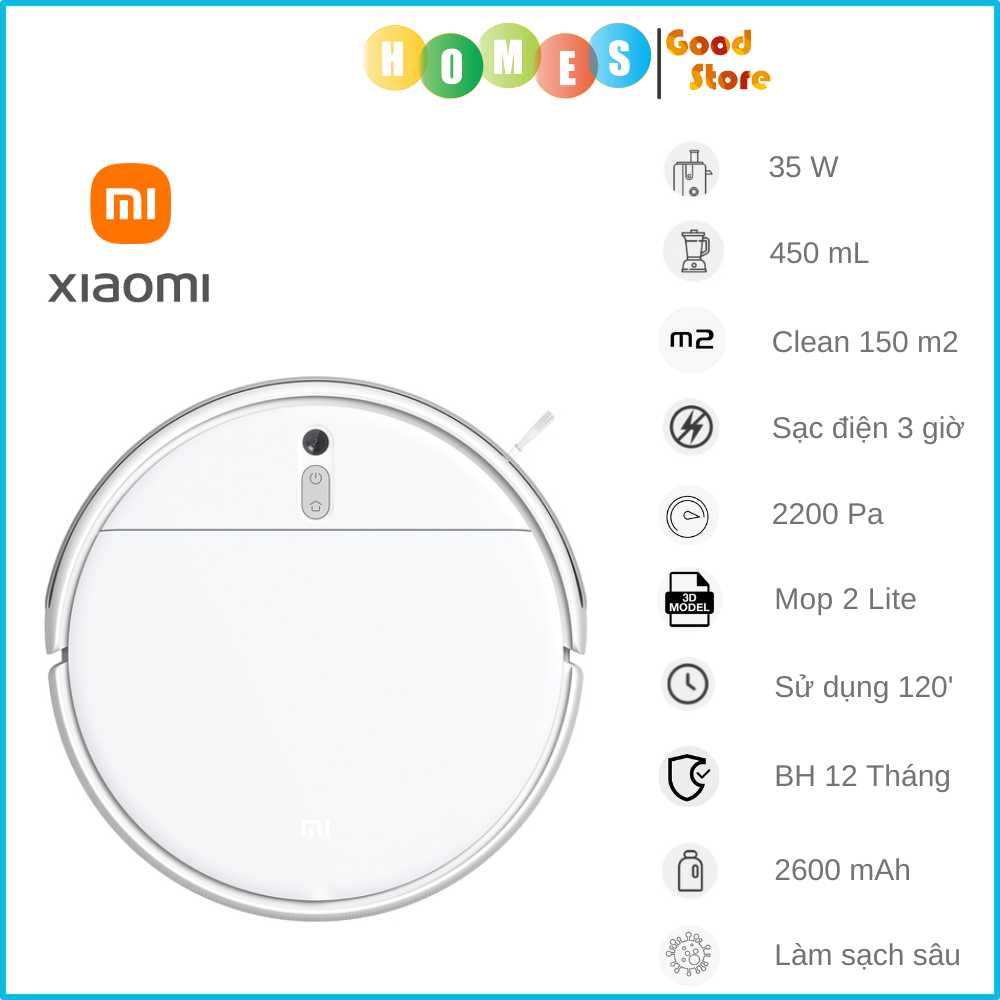 Robot Hút Bụi Lau Nhà Roborock QRevo 5AE, Lực Hút 12.000 Pa - Hàng Chính Hãng