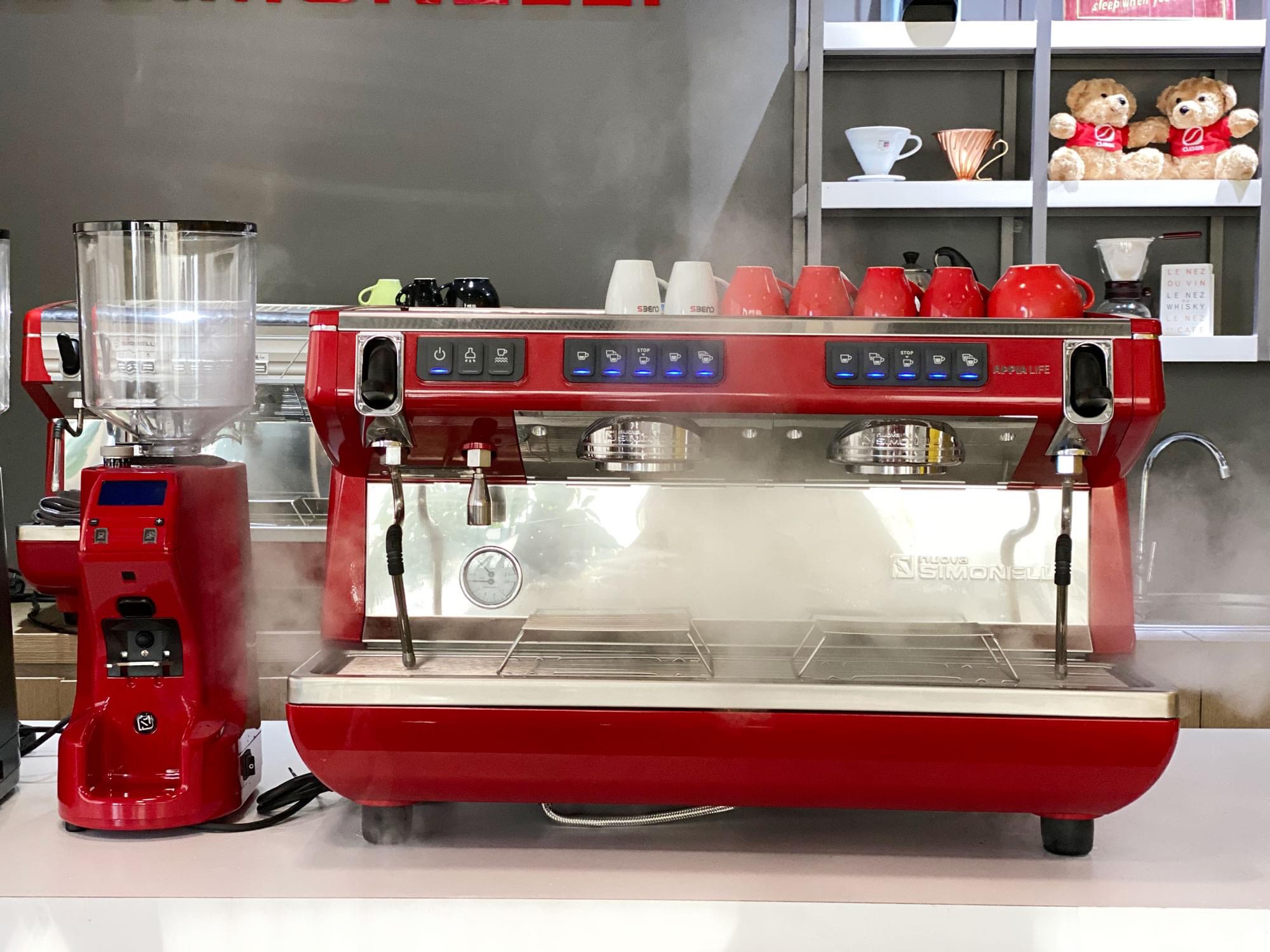 Máy pha cà phê Nuova Simonelli Appia Life Volumetric 2 groups - Hàng nhập khẩu chính hãng từ Ý