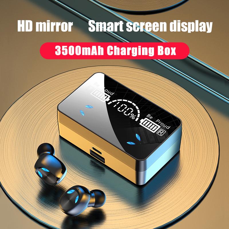 TWS 5.1 Tai Nghe Không Dây 3500MAh Công Suất Chống Nước Bluetooth Giảm Tiếng Ồn Tai Nghe Nhét Tai Thể Thao Tai Nghe Có Mic