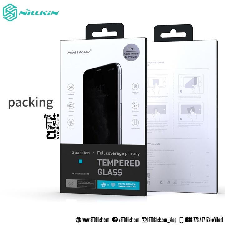 KÍNH CƯỜNG LỰC DÀNH CHO IPHONE 13 PRO MAX NILLKIN GUARDIAN CHỐNG NHÌN TRỘM