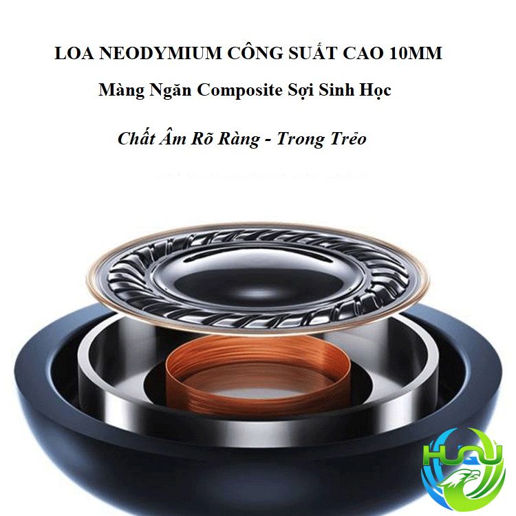 Tai Nghe Nhét Tai Giá Rẻ Huqu HQ65 - Hàng Chính Hãng