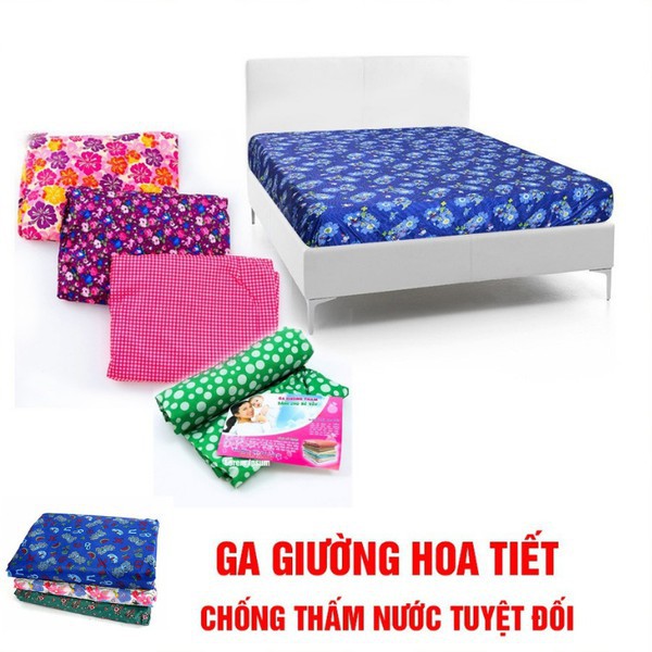 Drap chống thấm bảo vệ đệm phòng ngủ đặc biệt thích hợp cho nhà có trẻ em, người già, thiết kế hoa văn độc đáo đẹp mắt, nhiều kích cỡ lựa chọn phù hợp với giường