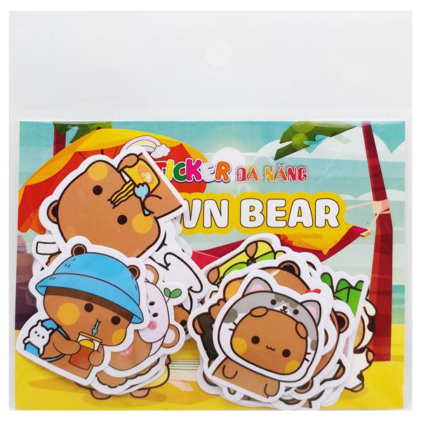 Sticker Đa Năng Brown Bear - Teenage CTE-045