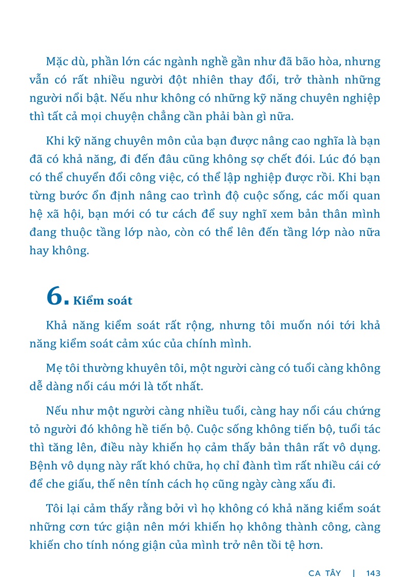 Càng Kỷ Luật, Càng Tự Do - Ca Tây