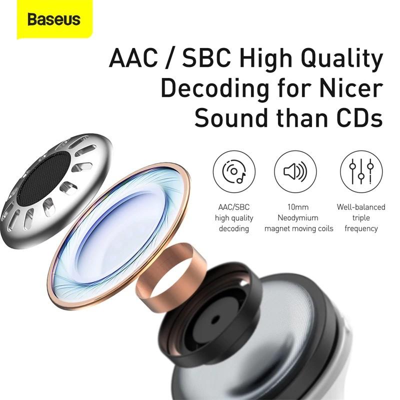 Tai nghe True Wireless Baseus Encok SIMU S1/ S1 Pro ANC-hàng chính hãng