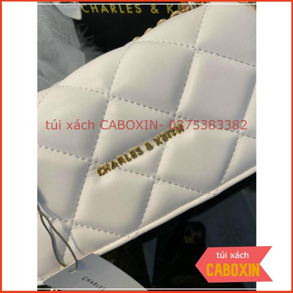 Túi xách nữ đeo chéo trần trám lót đỏ sang chảnh