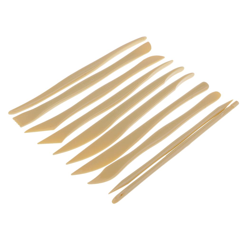 10 Pcs DIY Tools for Clay Pottery Ceramic Sculpting Sculpture Carving Clay