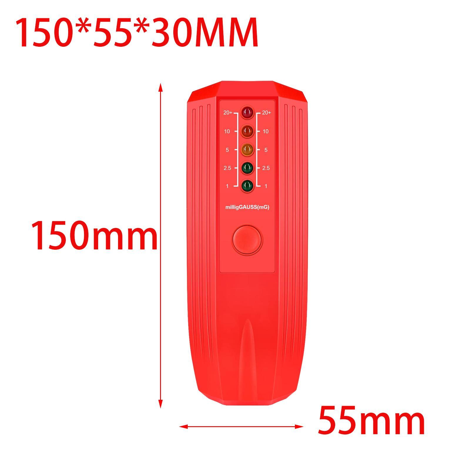 EMF Tester Testing Tool Portable Digital EMF Monitor with LED Indicator Light for Household Measuring Equipment Office Electromagnetic Field