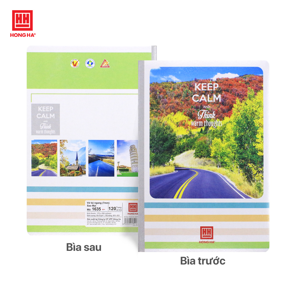 Vở kẻ ngang 120 trang Sao Mai sắc màu Hồng Hà - 1635