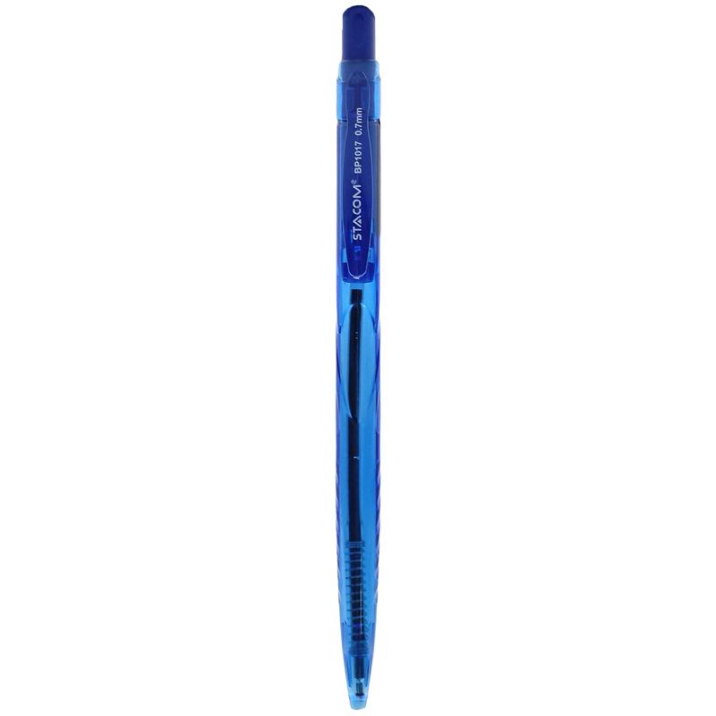 Bộ 6 Bút Bi Stacom - BP1017-C 0.7mm - Màu Xanh