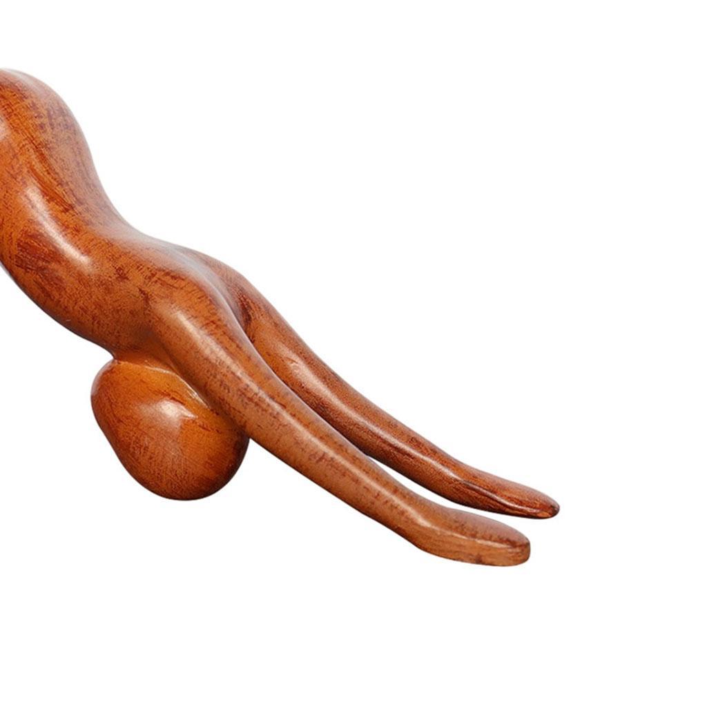 2x  Yoga Statue Sculpture Figure Figurines Tabletop Yoga