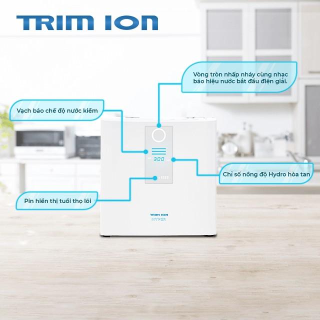 Máy Lọc Nước Điện Giải Ion Kiềm TRIMION HYPER - Tạo ra 7 loại nước ion, Hàng Chính Hãng