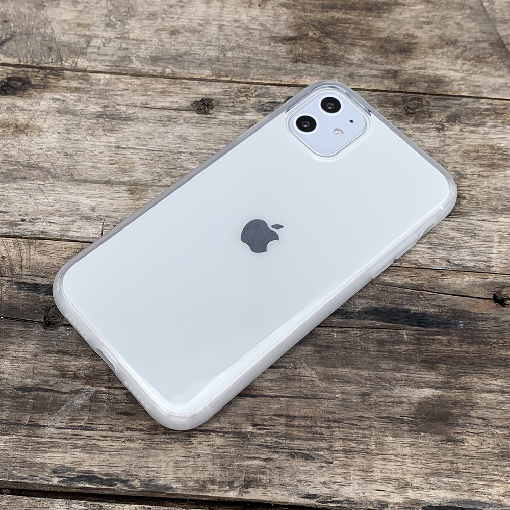 Ốp lưng dẻo chống sốc cao cấp dành cho iPhone 11 - Màu trắng mờ
