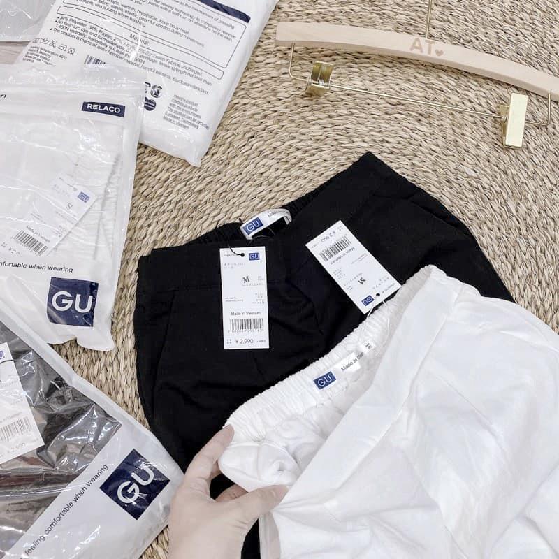 Quần nữ ống rộng chất đũi thời trang