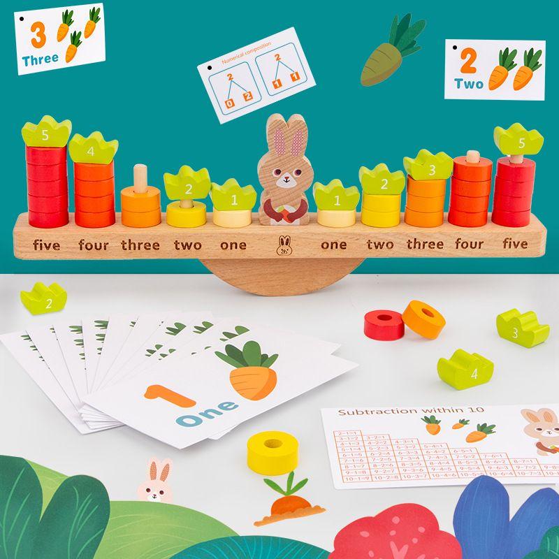 Bộ Cân Bằng Toán Học Hình Thỏ