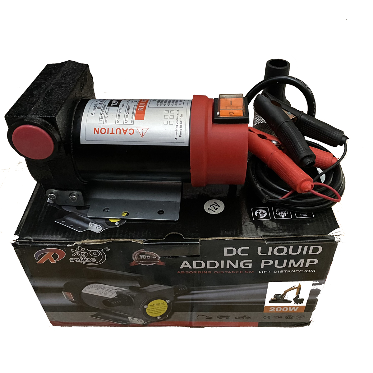 Máy Bơm Dầu Diesel Điện Áp 12V/24V Công Suất 200W, Dùng Để Bơm Và Hút Dầu Diesel, Bơm Hóa Chất, Bơm Dầu Thủy Lực, Có Độ Bền Cao