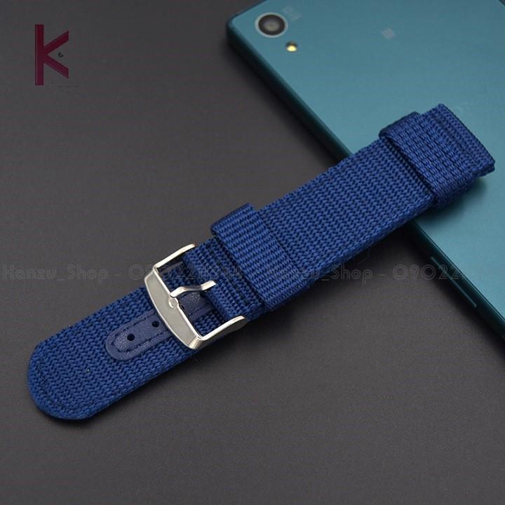 Dây Đeo Đồng Hồ Vải Dù Nato - Dây Đồng Hồ Nam 18mm 20mm 22mm