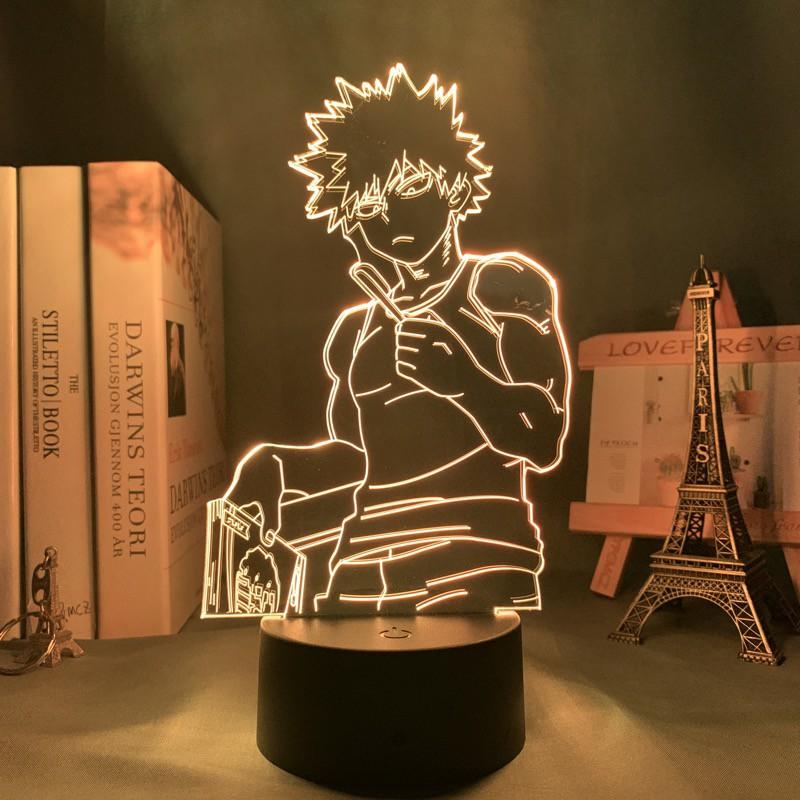 Đèn ngủ Led 3D  Katsuki Bakugo Đèn Anime - My Hero Academia