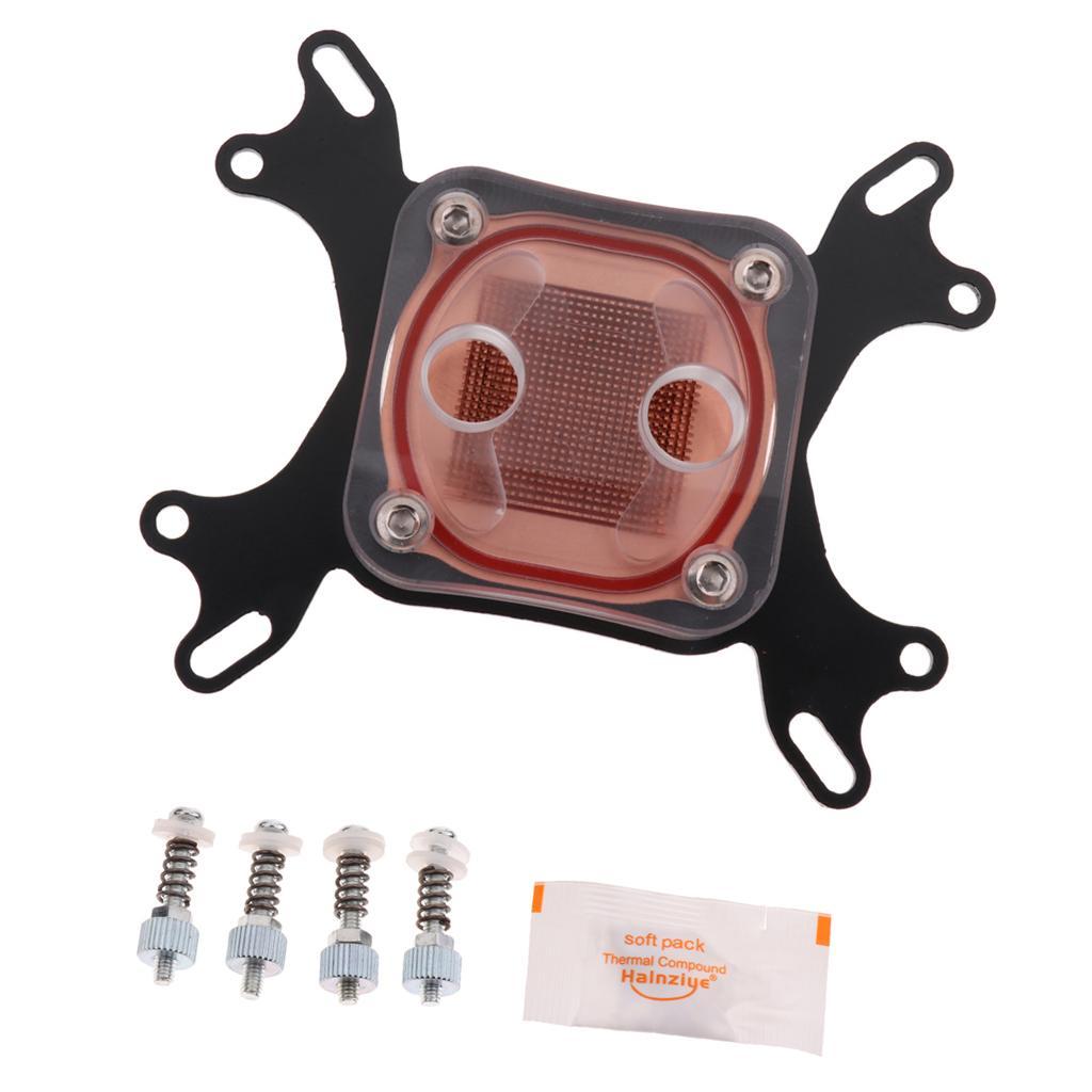 Professional CPU  Water Cool Block For INTEL 775/1150 Computer#3