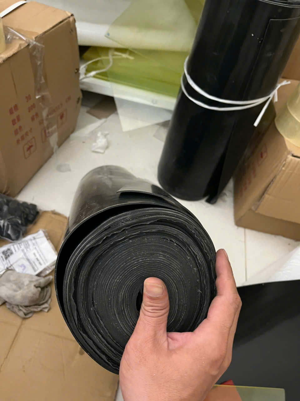 Tấm nhựa PU, Bảng PU đàn hồi hấp thụ lực chịu dầu