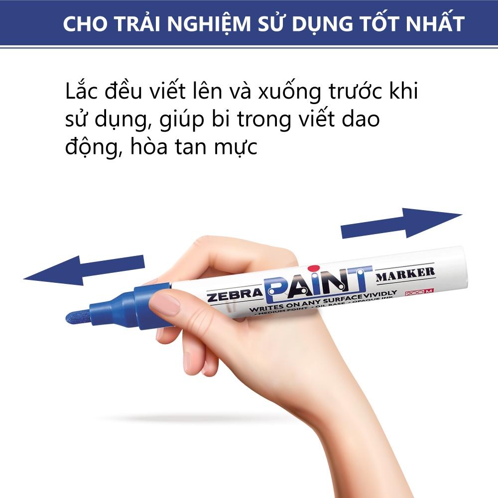 Viết sơn Zebra Paint Marker MOP-200MZ - Nhật Bản