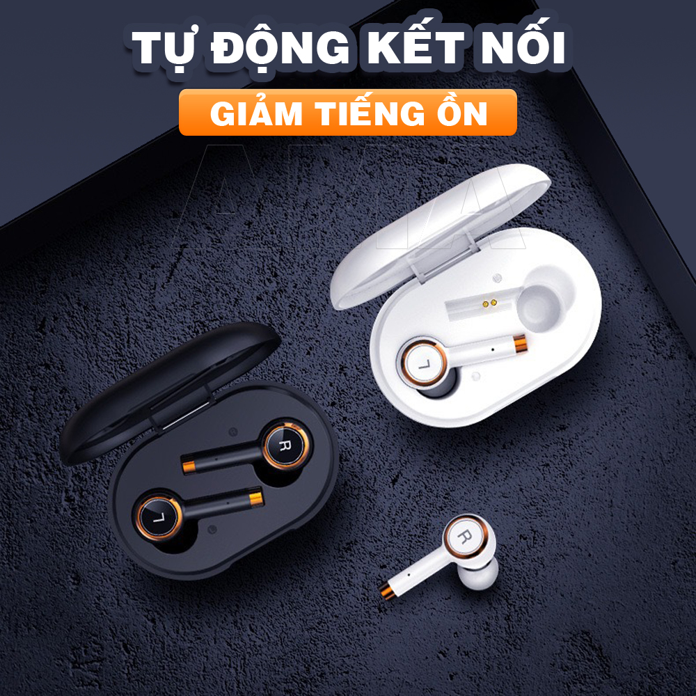 Tại nghe Bluetooth không dây 2021 Model L2 thời trang Thương hiệu AMA Hàng nhập khẩu