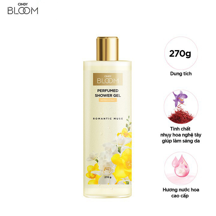 Combo 4 Sữa Tắm Nước Hoa Cindy Bloom 270g/chai